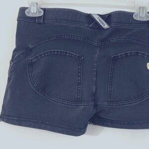 Faded Black Stretch  Frayed Festival 2” Minimalist